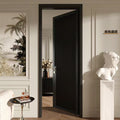 Black Interior Door with Finished Surface