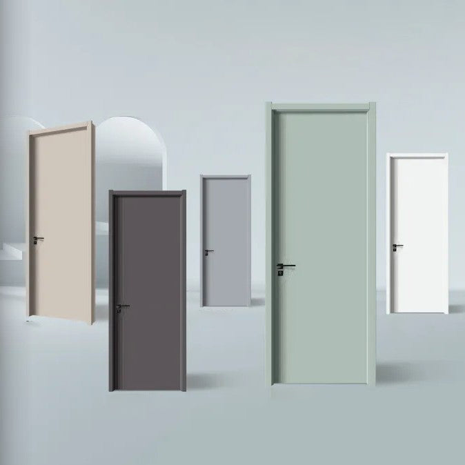 Custom Color Wooden Interior Door