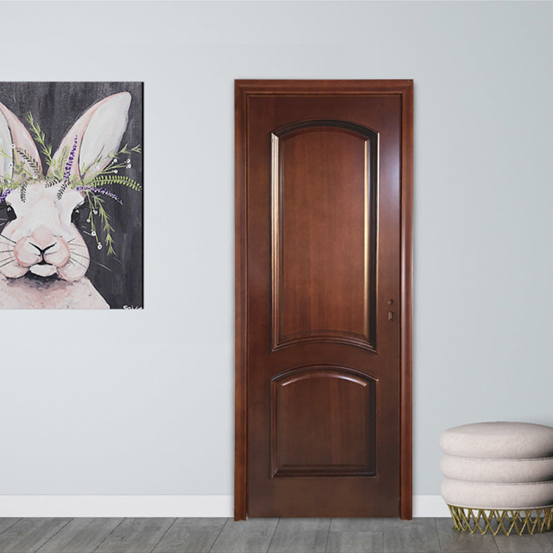 Brown Painted Door for Living Room